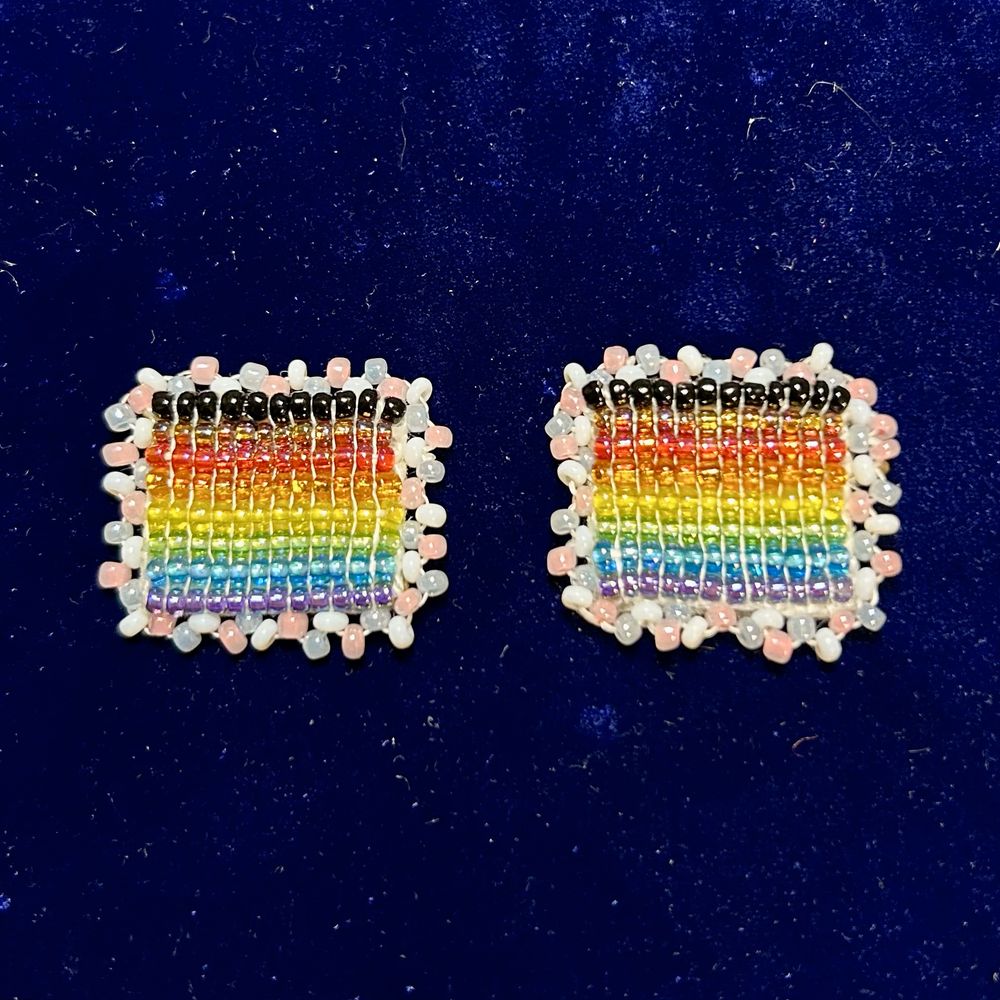 Beaded Pride Earrings 
